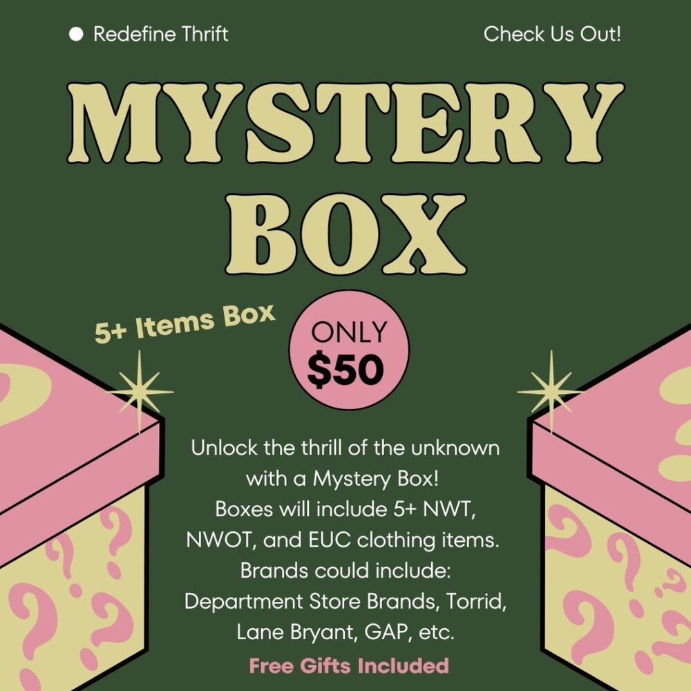 Mystery Box 5+ Items for $50